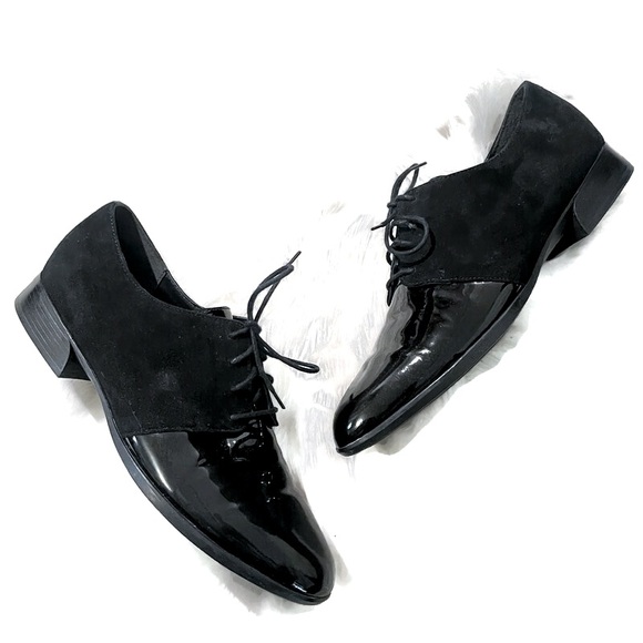 MUNRO MARKELLA BLACK DERBY OXFORD - Picture 2 of 11